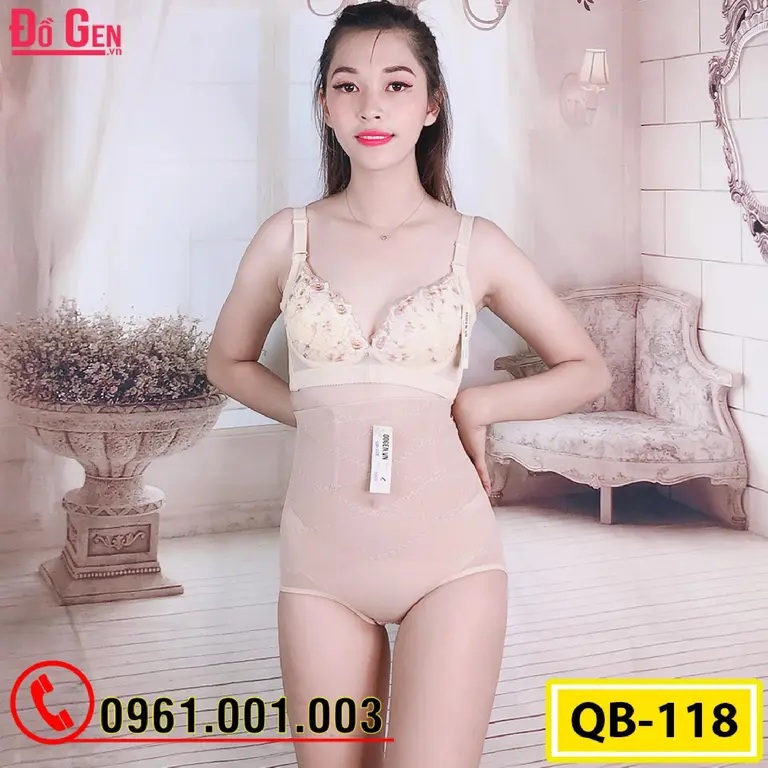 Quần Lót Gen Định Hình - Gen Nịt Bụng Thu Nhỏ Eo (Cod: QB-118)