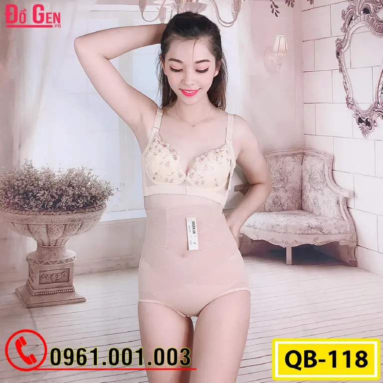 Quần Lót Gen Định Hình - Gen Nịt Bụng Thu Nhỏ Eo (Cod: QB-118)