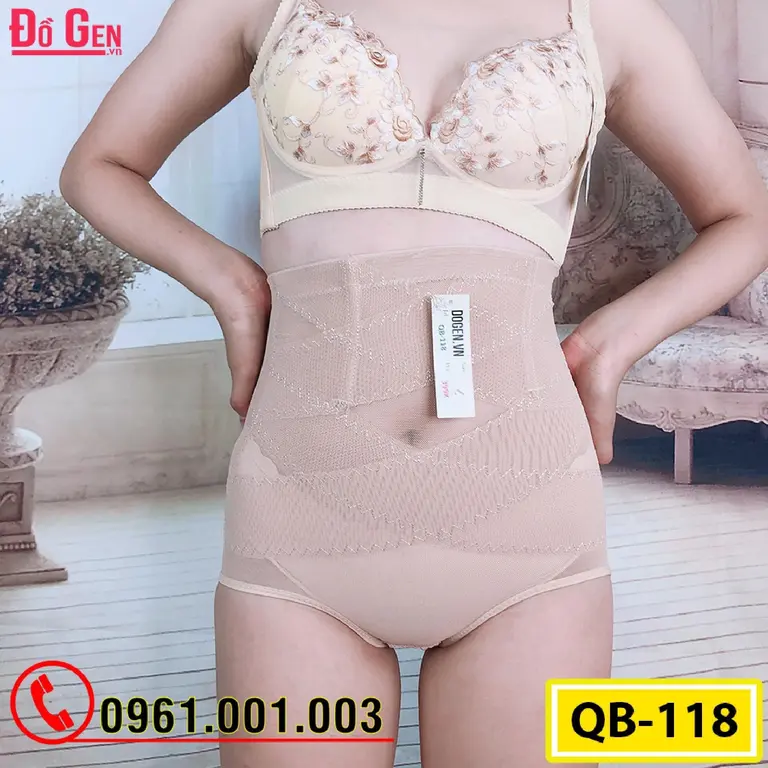 Quần Lót Gen Định Hình - Gen Nịt Bụng Thu Nhỏ Eo (Cod: QB-118)