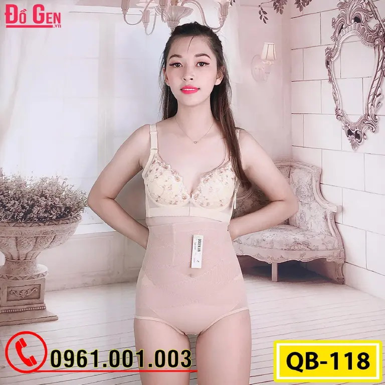 Quần Lót Gen Định Hình - Gen Nịt Bụng Thu Nhỏ Eo (Cod: QB-118)