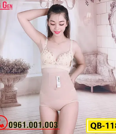 Quần Lót Gen Định Hình - Gen Nịt Bụng Thu Nhỏ Eo (Cod: QB-118)