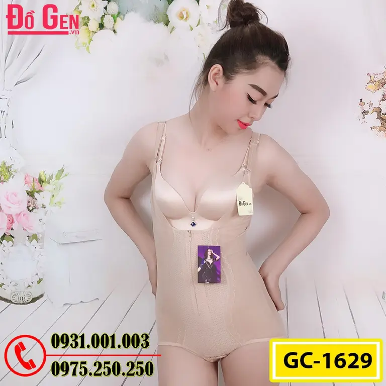 Bộ Đồ Lót Gen - Nịt Bụng Định Hình Vòng Bụng (Cod: GC-1629)