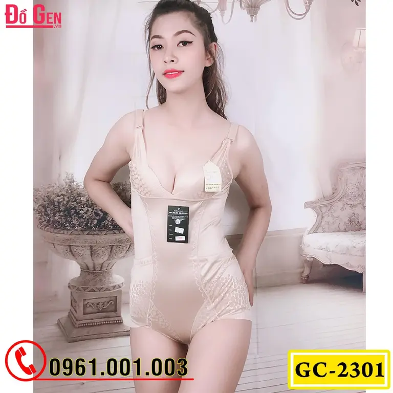 Đồ Lót Gen Định Hình Liền Thân Cao Cấp Thu Nhỏ Eo (Cod: GC-2301)