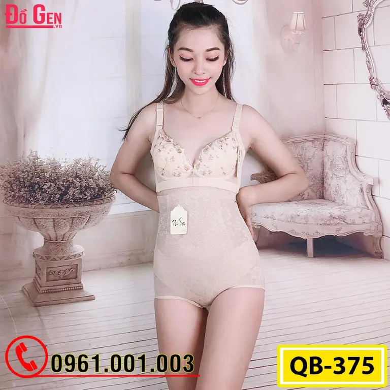 Quần Lót Gen Định Hình - Gen Nịt Bụng Dành Cho Người Thừa Mỡ Bụng (Cod: QB-375)