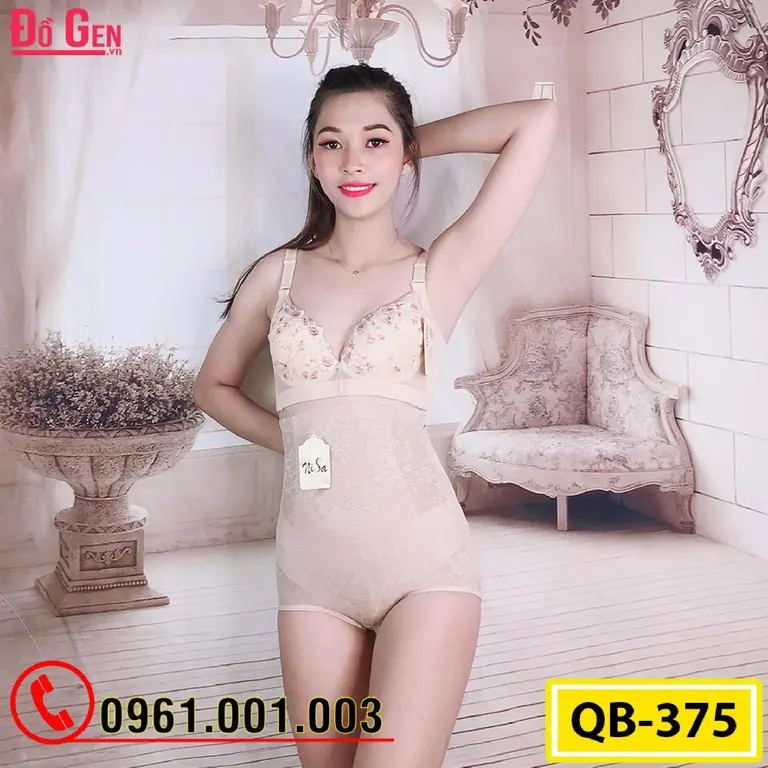 Quần Lót Gen Định Hình - Gen Nịt Bụng Dành Cho Người Thừa Mỡ Bụng (Cod: QB-375)