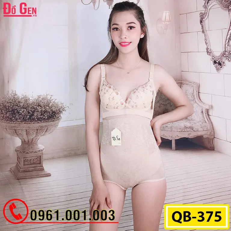Quần Lót Gen Định Hình - Gen Nịt Bụng Dành Cho Người Thừa Mỡ Bụng (Cod: QB-375)
