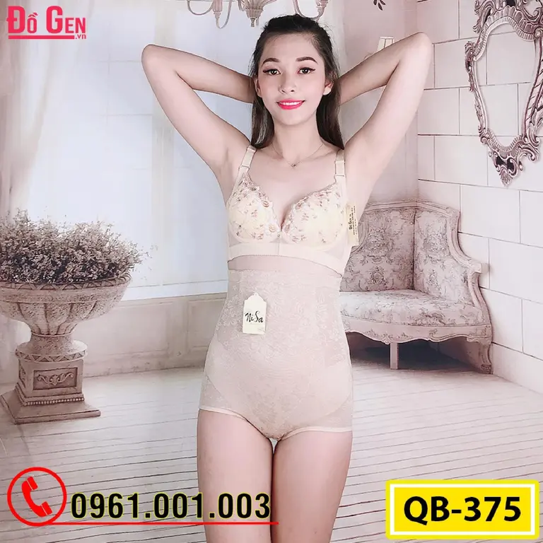 Quần Lót Gen Định Hình - Gen Nịt Bụng Dành Cho Người Thừa Mỡ Bụng (Cod: QB-375)