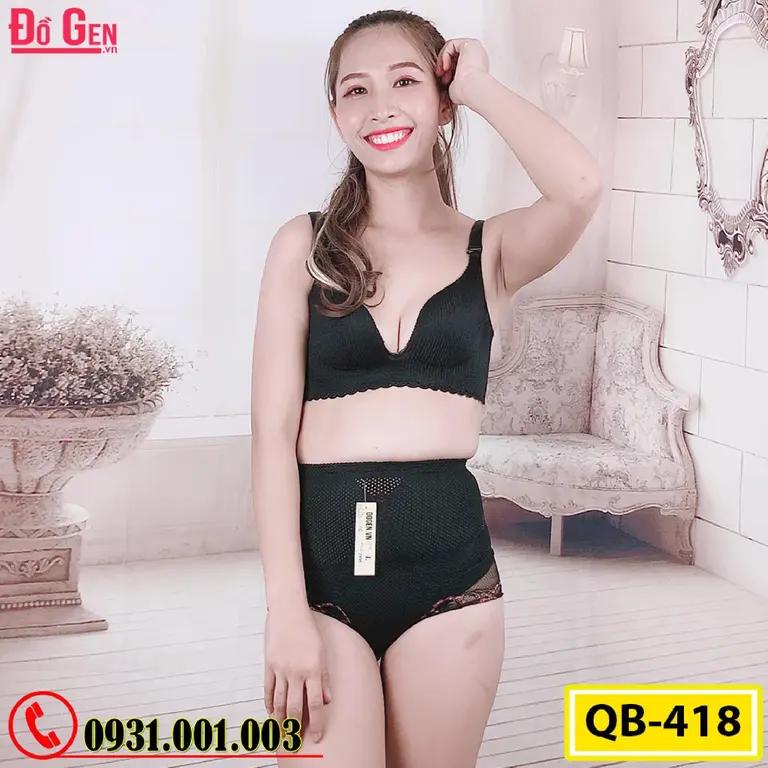 Quần Gen Định Hình - Gen Nịt Bụng Dùng Sau Hút Mỡ (Cod: QB-418)