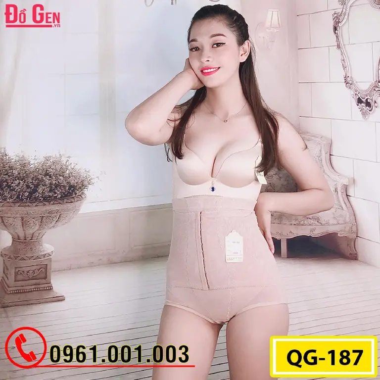 Quần Lót Gen Định Hình - Gen Nịt Bụng Thu Nhỏ Eo (Cod: QG-187)