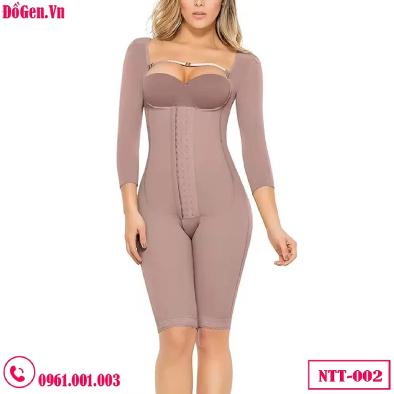 Bộ Đồ Gen Định Hình Nịt Bụng Nịt Bắp Tay Liền Thân Giảm Eo Ann Cherry - Hỗ Trợ Sau Phẫu Thuật Lấy Lại Vóc Dáng
