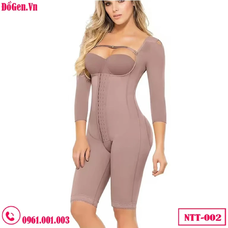 Bộ Đồ Gen Định Hình Nịt Bụng Nịt Bắp Tay Liền Thân Giảm Eo Ann Cherry - Hỗ Trợ Sau Phẫu Thuật Lấy Lại Vóc Dáng
