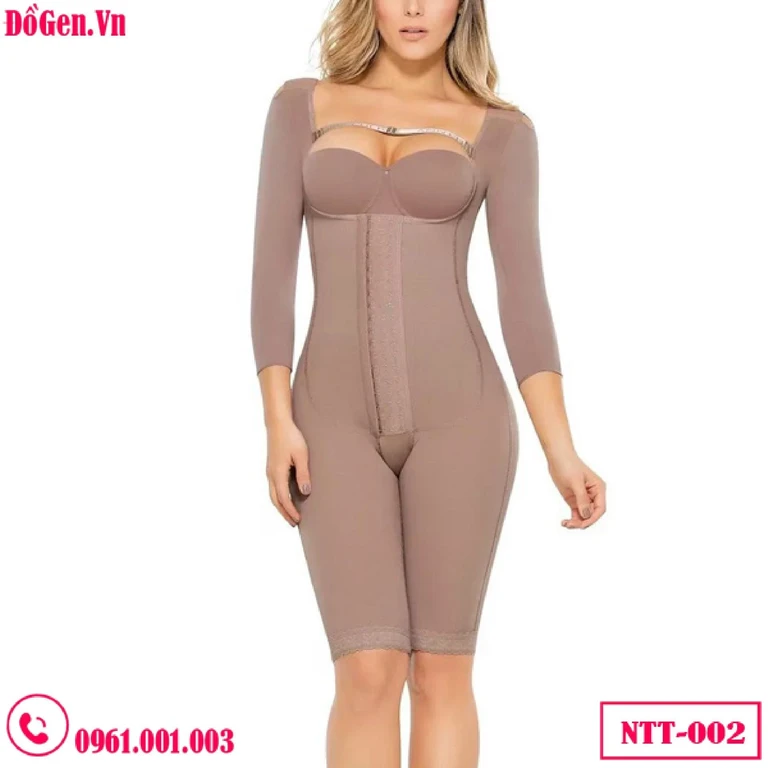 Bộ Đồ Gen Định Hình Nịt Bụng Nịt Bắp Tay Liền Thân Giảm Eo Ann Cherry - Hỗ Trợ Sau Phẫu Thuật Lấy Lại Vóc Dáng