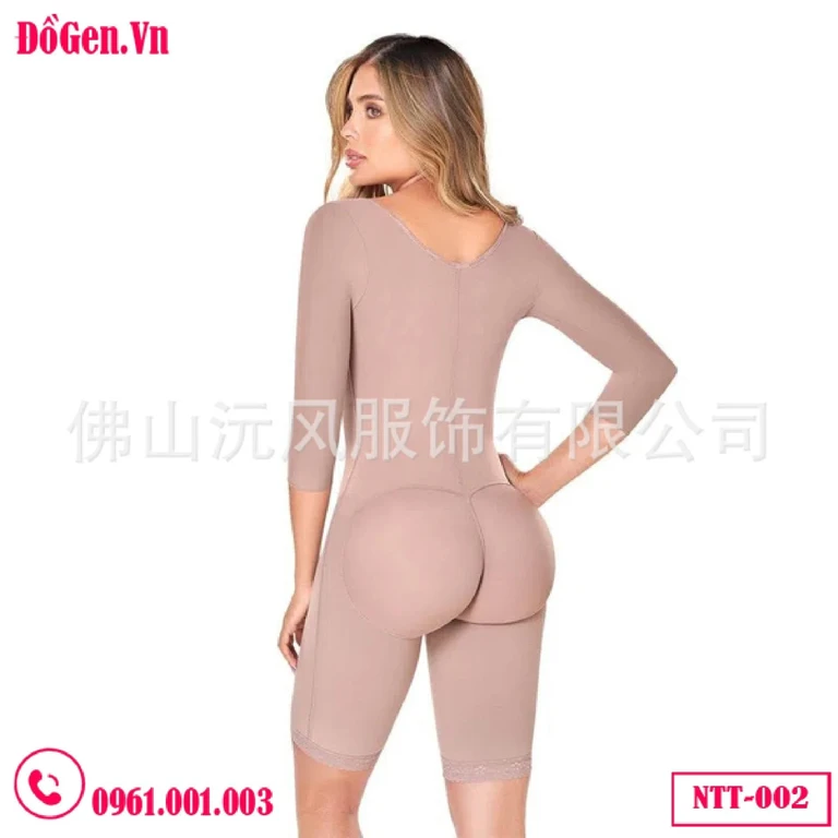 Bộ Đồ Gen Định Hình Nịt Bụng Nịt Bắp Tay Liền Thân Giảm Eo Ann Cherry - Hỗ Trợ Sau Phẫu Thuật Lấy Lại Vóc Dáng