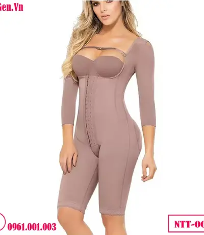 Bộ Đồ Gen Định Hình Nịt Bụng Nịt Bắp Tay Liền Thân Giảm Eo Ann Cherry - Hỗ Trợ Sau Phẫu Thuật Lấy Lại Vóc Dáng