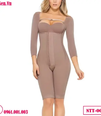 Bộ Đồ Gen Định Hình Nịt Bụng Nịt Bắp Tay Liền Thân Giảm Eo Ann Cherry - Hỗ Trợ Sau Phẫu Thuật Lấy Lại Vóc Dáng