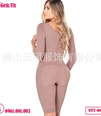 Bộ Đồ Gen Định Hình Nịt Bụng Nịt Bắp Tay Liền Thân Giảm Eo Ann Cherry - Hỗ Trợ Sau Phẫu Thuật Lấy Lại Vóc Dáng