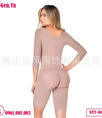 Bộ Đồ Gen Định Hình Nịt Bụng Nịt Bắp Tay Liền Thân Giảm Eo Ann Cherry - Hỗ Trợ Sau Phẫu Thuật Lấy Lại Vóc Dáng