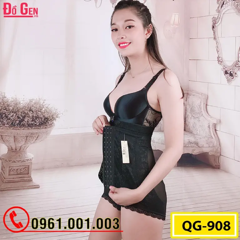 Gen Nịt Bụng - Quần Lót Gen Định Hình Cao Cấp Chống Cuộn Thu Gọn Vòng Eo (Cod: QG-908)