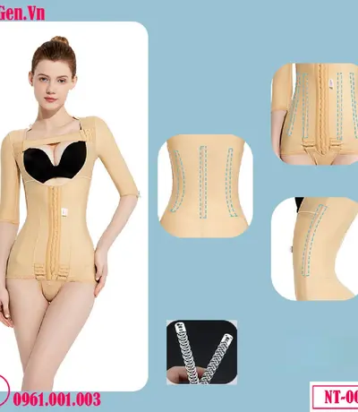 Bộ Gen Định Hình Nịt Bụng Toàn Thân Sau Hút Mỡ Cánh Tay, Bụng