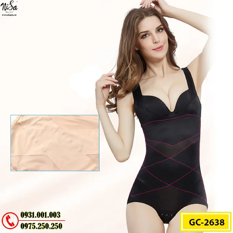 Đồ Lót Định Hình - Quần Áo Gen Định Hình Bikini Liền Thân Thu Gọn Vòng Eo (Cod: BD-2638)