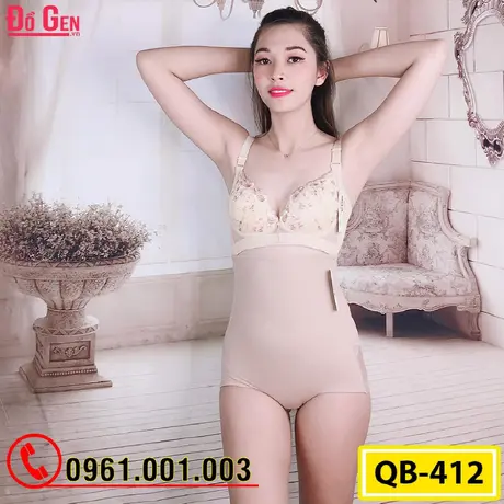 Quần Gen Định Hình - Gen Nịt Bụng Định Hình Nâng Mông Thu Nhỏ Eo (Cod: QB-412)