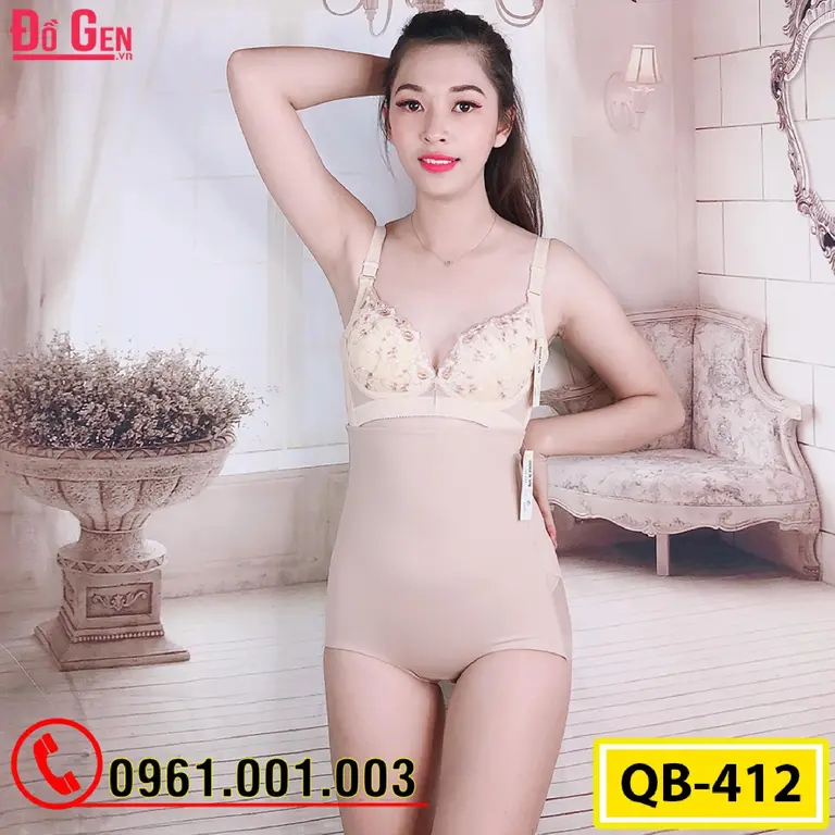 Quần Gen Định Hình - Gen Nịt Bụng Định Hình Nâng Mông Thu Nhỏ Eo (Cod: QB-412)