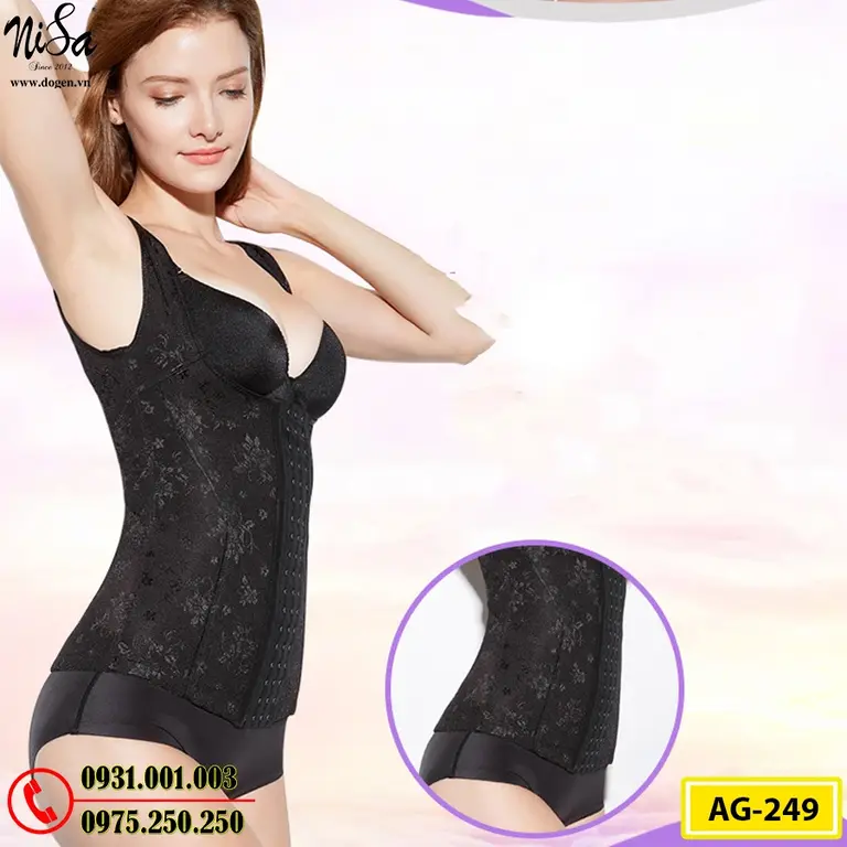 Áo Gen Đùi Định Hình - Áo Lót Định Hình Cao Cấp (Cod: AG-249)