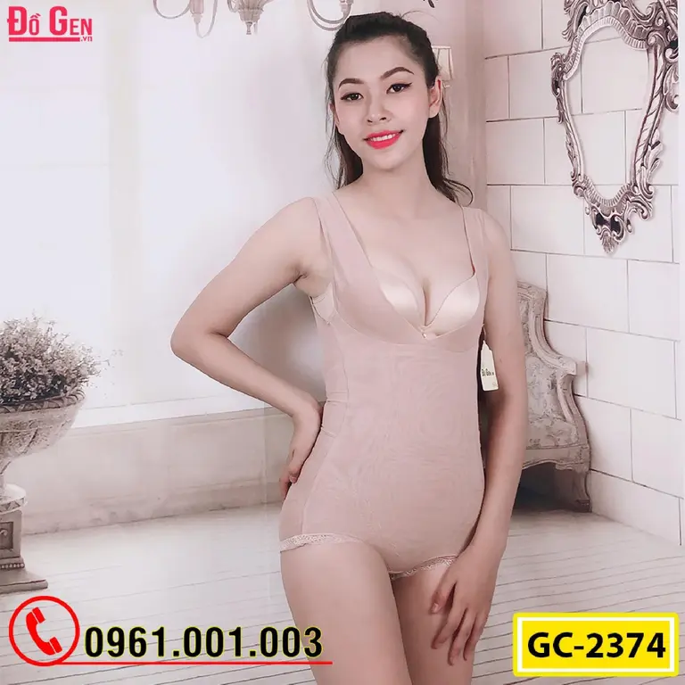 Đồ Lót Gen Định Hình Liền Thân Cao Cấp Thu Nhỏ Eo (Cod: GC-2374)