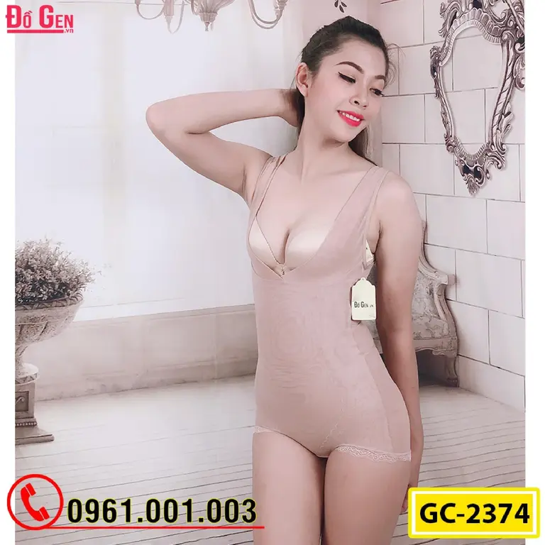 Đồ Lót Gen Định Hình Liền Thân Cao Cấp Thu Nhỏ Eo (Cod: GC-2374)
