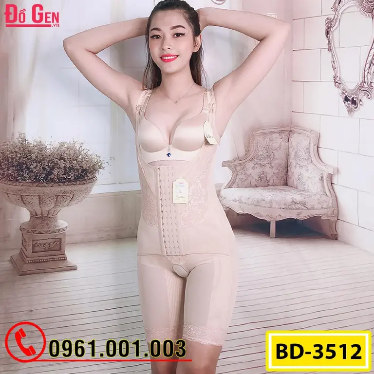 Đồ Lót Định Hình Toàn Thân - Đồ Gen Định Hình Thu Gọn Vòng Eo (Cod: BD-3512)