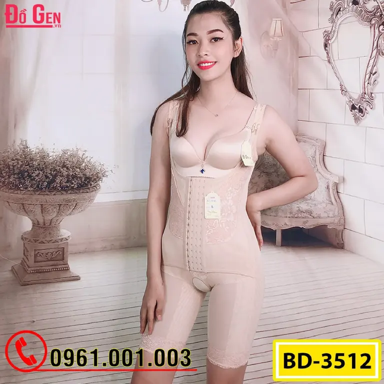 Đồ Lót Định Hình Toàn Thân - Đồ Gen Định Hình Thu Gọn Vòng Eo (Cod: BD-3512)