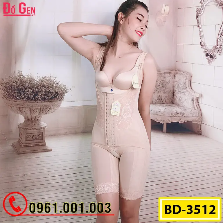 Đồ Lót Định Hình Toàn Thân - Đồ Gen Định Hình Thu Gọn Vòng Eo (Cod: BD-3512)