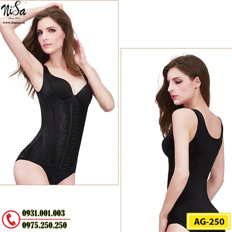 Áo Lót Gen Định Hình Cao Cấp Nhỏ Eo Thon Bụng (Cod: AG-250)