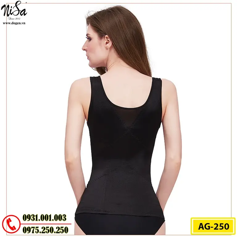 Áo Lót Gen Định Hình Cao Cấp Nhỏ Eo Thon Bụng (Cod: AG-250)