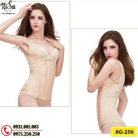 Áo Lót Gen Định Hình Cao Cấp Nhỏ Eo Thon Bụng (Cod: AG-250)