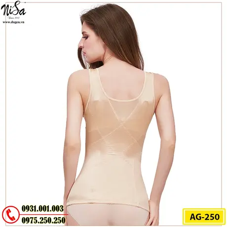 Áo Lót Gen Định Hình Cao Cấp Nhỏ Eo Thon Bụng (Cod: AG-250)