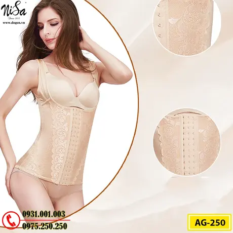 Áo Lót Gen Định Hình Cao Cấp Nhỏ Eo Thon Bụng (Cod: AG-250)