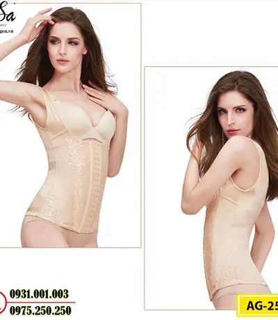 Áo Lót Gen Định Hình Cao Cấp Nhỏ Eo Thon Bụng (Cod: AG-250)