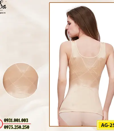 Áo Lót Gen Định Hình Cao Cấp Nhỏ Eo Thon Bụng (Cod: AG-250)