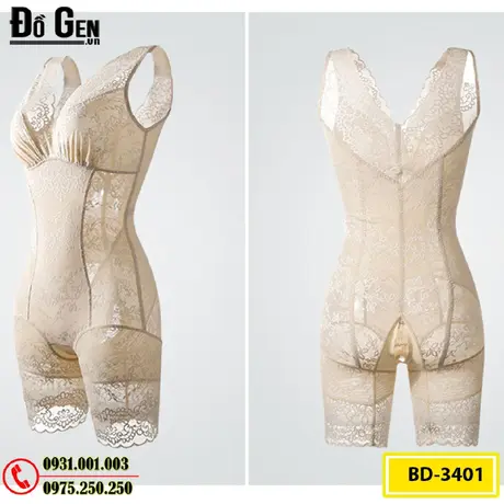 Đồ Lót Gen Định Hình Liền Thân Thu Gọn Vòng Eo (Cod: BD-3401)