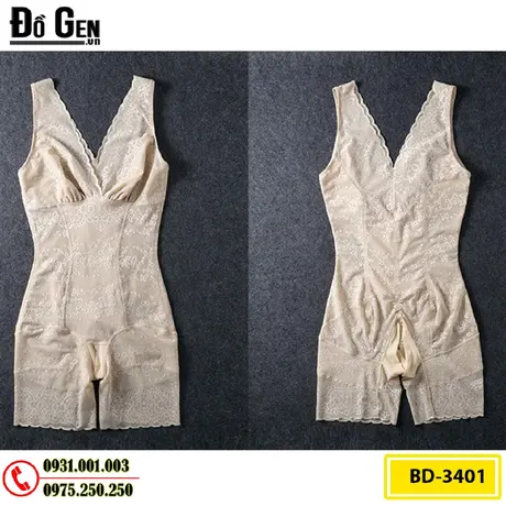 Đồ Lót Gen Định Hình Liền Thân Thu Gọn Vòng Eo (Cod: BD-3401)