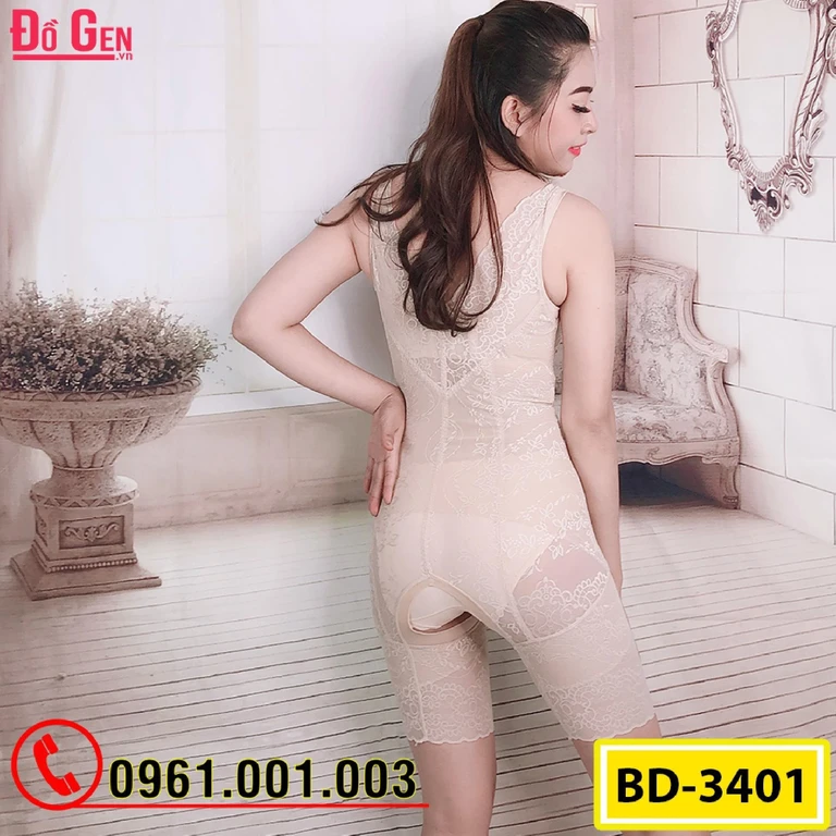 Đồ Lót Gen Định Hình Cao Cấp Nâng Mông, Thu Nhỏ Vòng Eo (Cod: BD-3401)