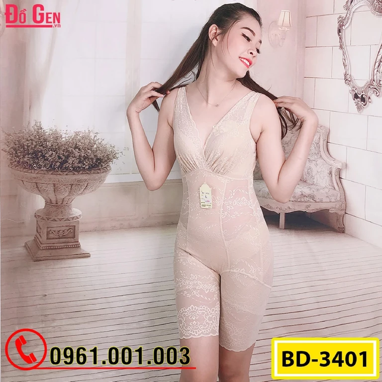 Đồ Lót Gen Định Hình Cao Cấp Nâng Mông, Thu Nhỏ Vòng Eo (Cod: BD-3401)
