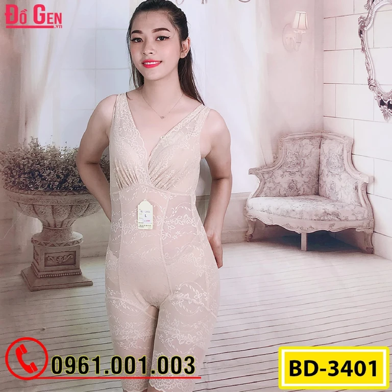 Đồ Lót Gen Định Hình Cao Cấp Nâng Mông, Thu Nhỏ Vòng Eo (Cod: BD-3401)