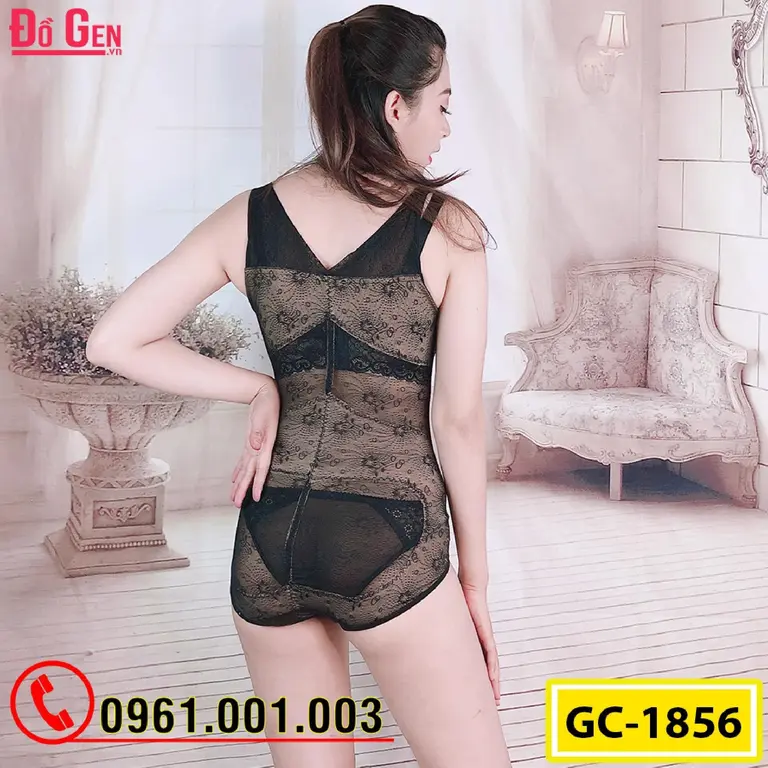 Bộ Đồ Lót Gen Định Hình - Gen Nịt Bụng Thu Gọn Vòng Eo (Cod: GC-1856)