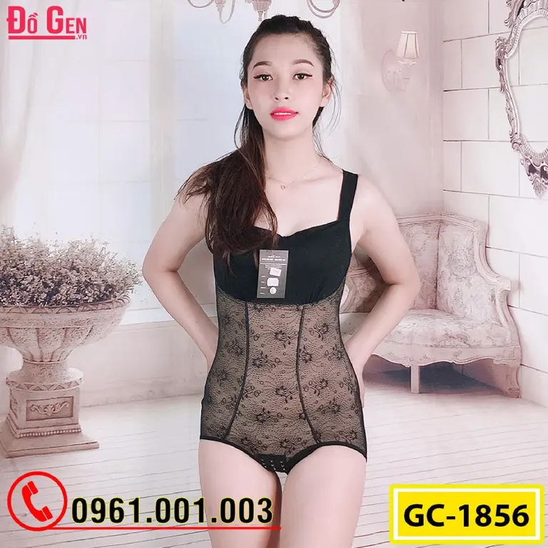 Bộ Đồ Lót Gen Định Hình - Gen Nịt Bụng Thu Gọn Vòng Eo (Cod: GC-1856)