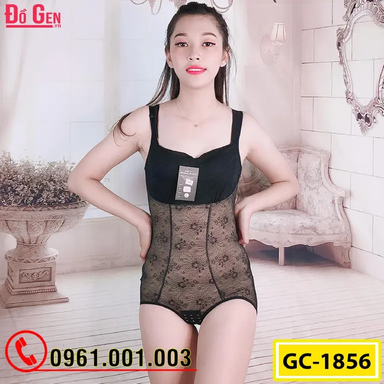 Bộ Đồ Lót Gen Định Hình - Gen Nịt Bụng Thu Gọn Vòng Eo (Cod: GC-1856)
