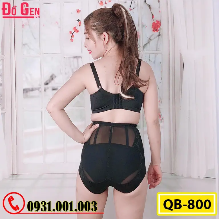 Quần Gen Lót Định Hình Chống Cuộn Thon Eo Thon Đùi Nâng Mông (Cod: QB-800)