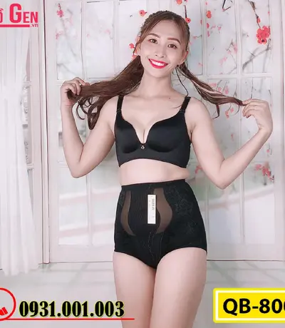Quần Gen Lót Định Hình Chống Cuộn Thon Eo Thon Đùi Nâng Mông (Cod: QB-800)