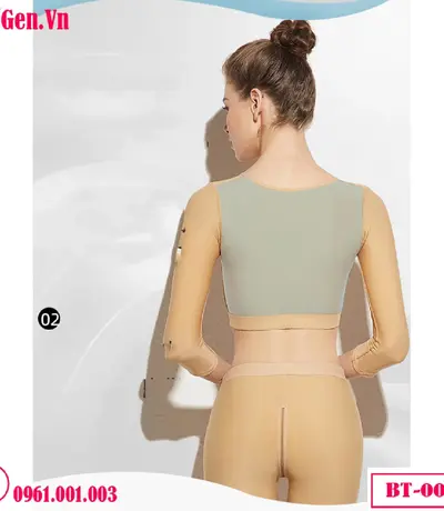 Áo Gen Định Hình Nịt Bắp Tay Lưng Nách Sau Hút Mỡ Thẩm Mỹ